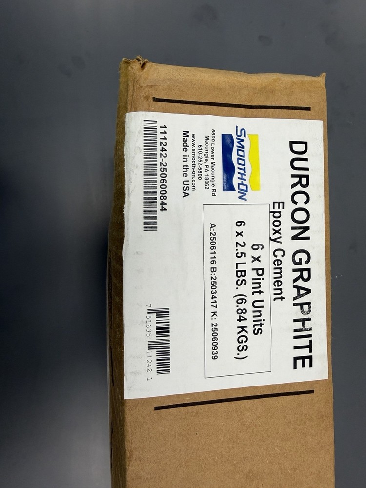 Smooth-On Durcon Graphite Epoxy Cement 6 Pint Units