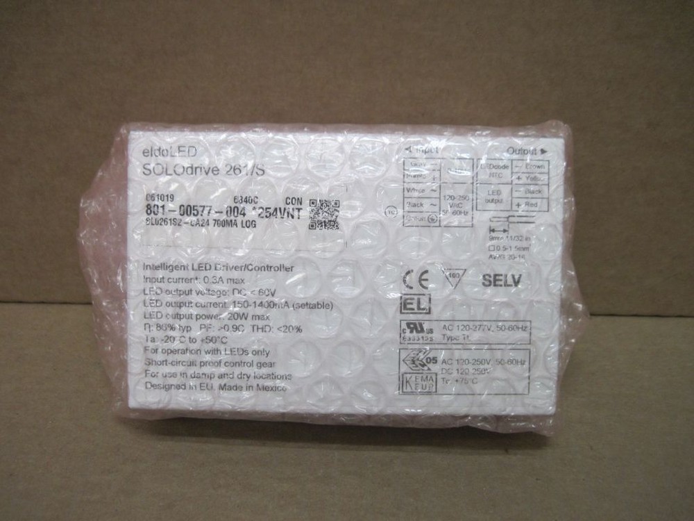 Acuity eldoLED SOLOdrive 261/S Intelligent LED Driver Controller 120/250Vac 20W