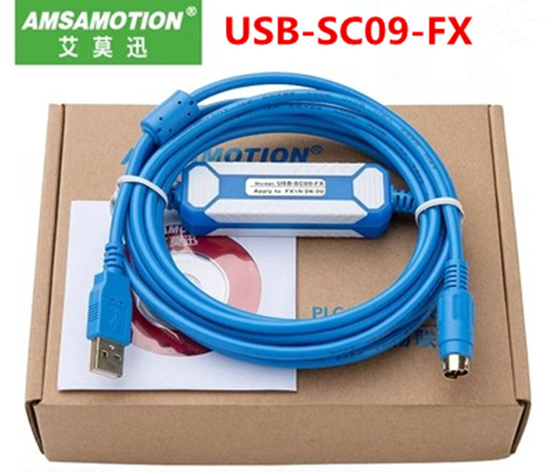 PLC programming cable for Mitsubishi plc USB-SC09-FX communication line