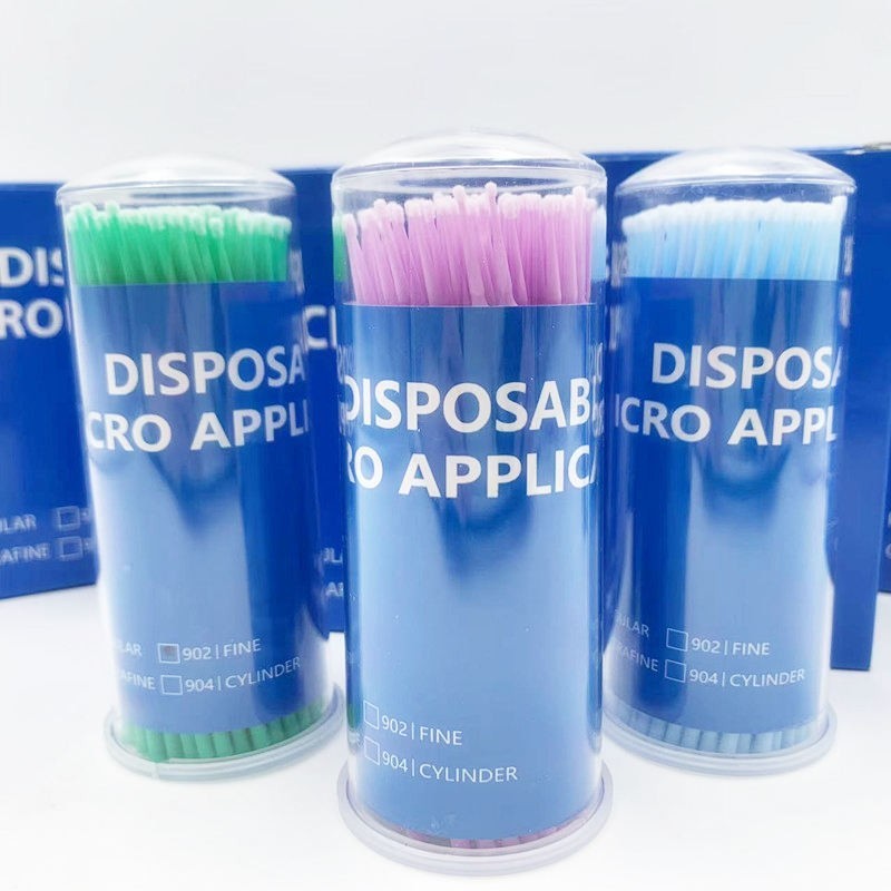 100Pcs/Box Dental Material Disposable Micro Brushes Applicators Micro Applicator