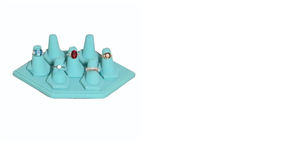 2 Steel Pink 7 Ring Mini Display Set (Fingers)