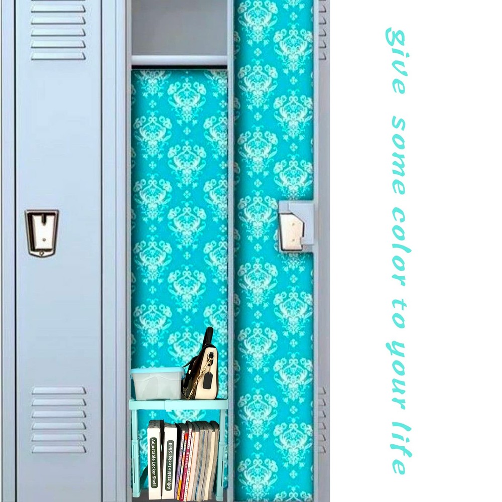 Svartur Adjustable Locker Shelf for School/Gym/Work - Height/Width - Mint Blue