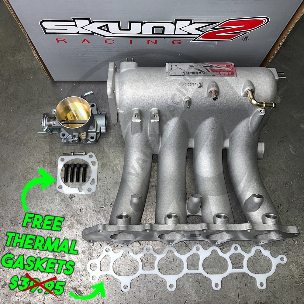 Skunk2 Pro Intake Manifold & Upgrade 70mm Throttle Body for Honda H22 / F20B