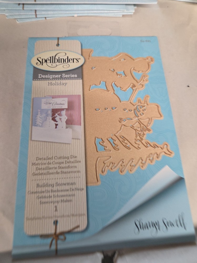 Spellbinders Dies Building Snowman