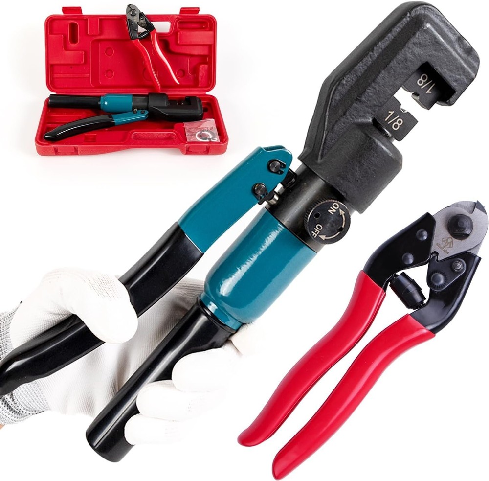 Hydraulic Crimper Tool for Wire Rope Swaging