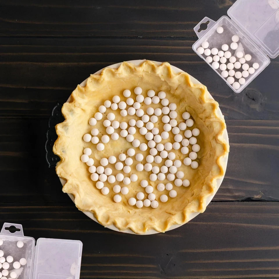 Mrs. Anderson's Baking Ceramic Pie Crust Weights, Natural Ceramic Stoneware