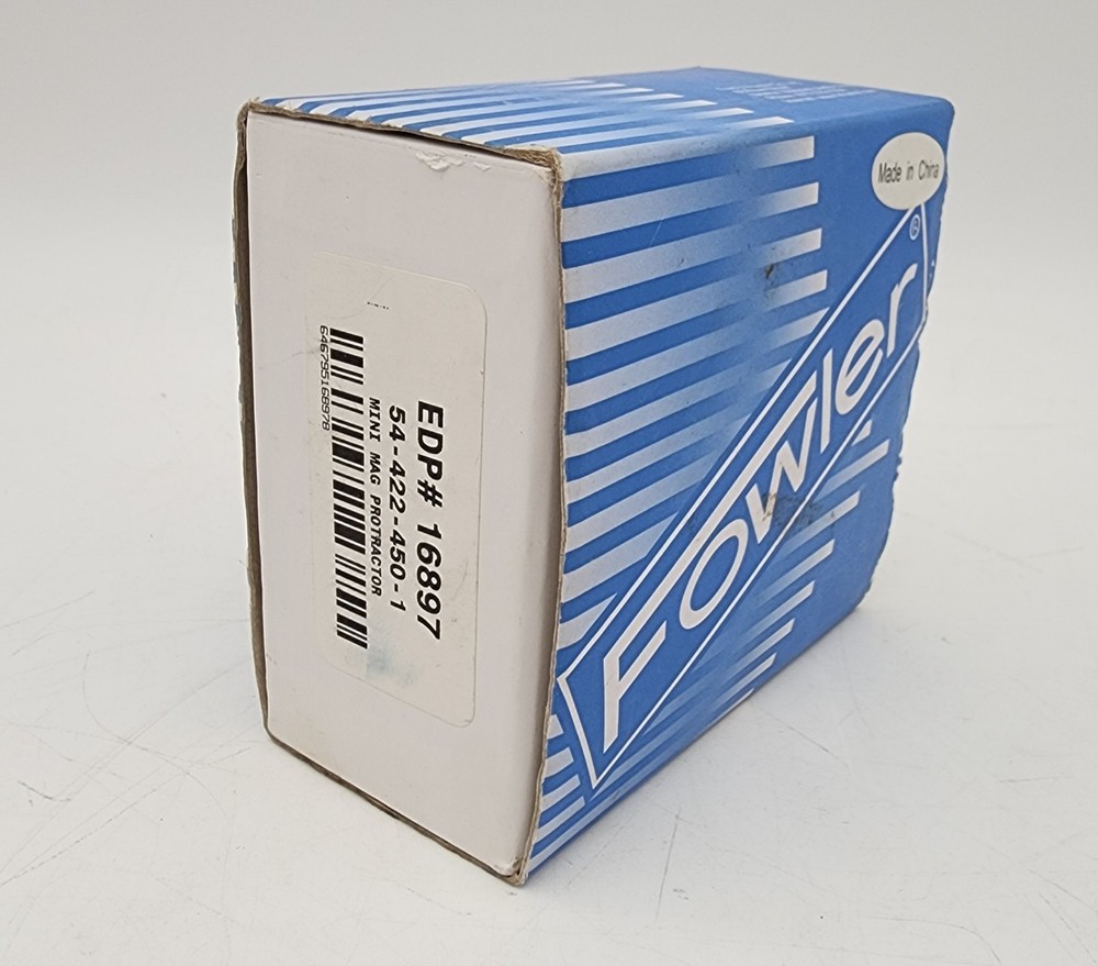 FOWLER 54-422-450-1 Mini-Mag Protractor 544224501 PRECISION PROTRACTOR *EXPEDITE