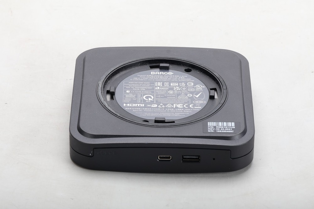 Barco C3010S ClickShare Wireless Presentation System With Power Supply