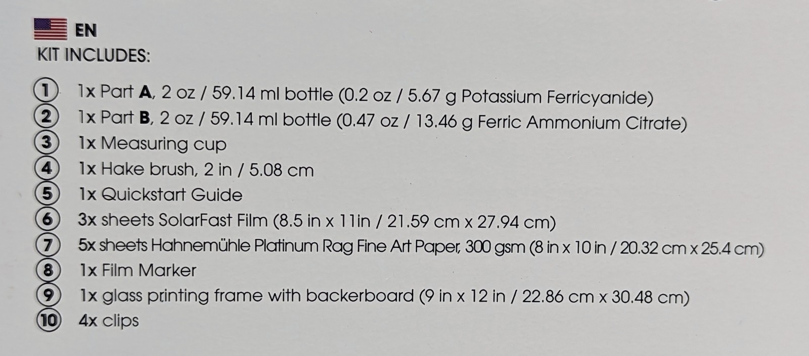 Jacquard CYANOTYPE KIT The Original Sun Printing Process Made In USA