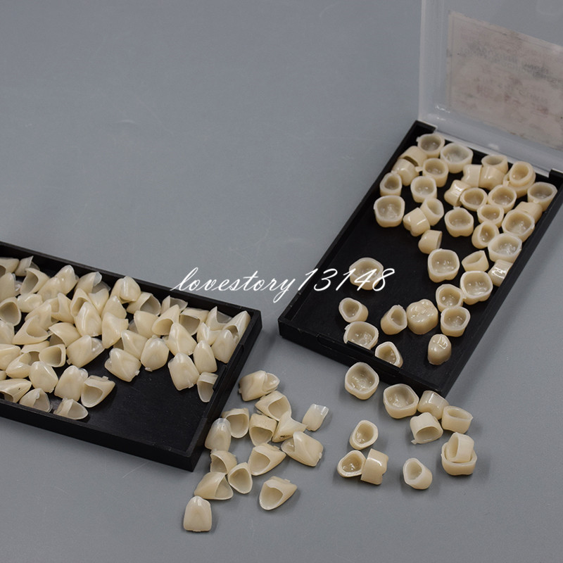 2 Boxes Dental Temporary Crown Veneers Material Anterior/ Front Back Molar Teeth
