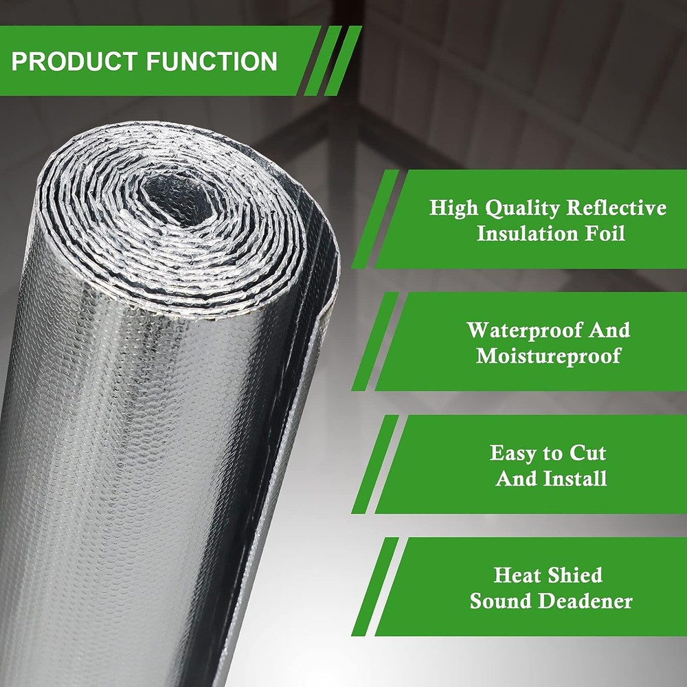 REFLECTIX 24 in. x 25 ft. Double Reflective Insulation Staple Tab