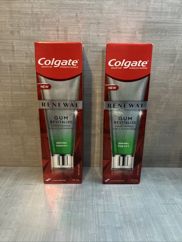 2 Pack Colgate RENEWAL Revitalizes Gums Enamel Fortify Paste