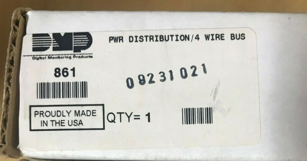 DMP 861 Auxiliary Power Distribution and 4 Wire Bus Module NEW
