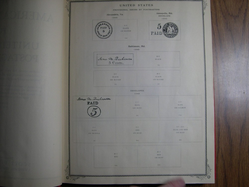 1938 The American Album for United States Stamps by Scott (No Stamps)