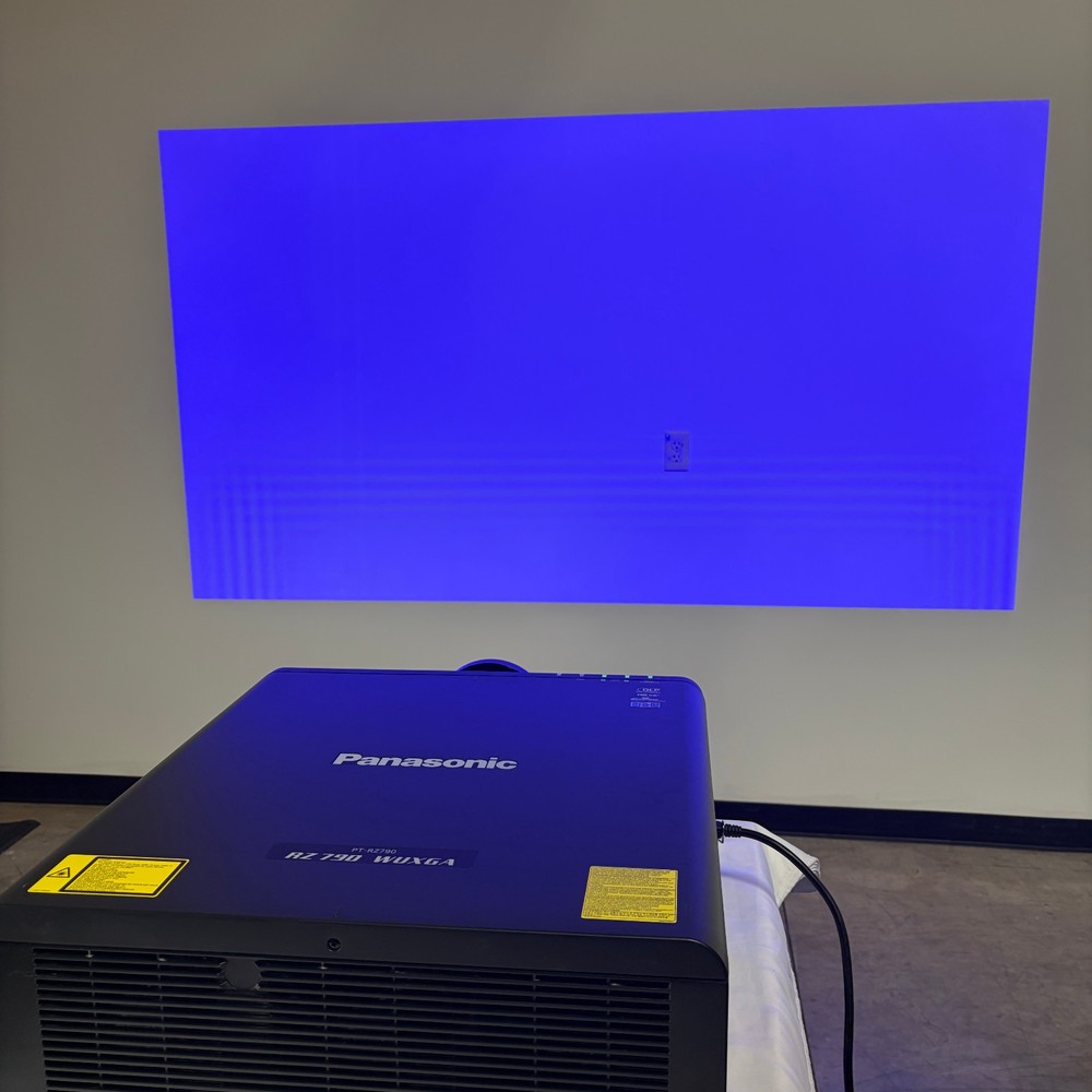 Panasonic PT-RZ790 Projector with ET-DLE085 Lens (READ)