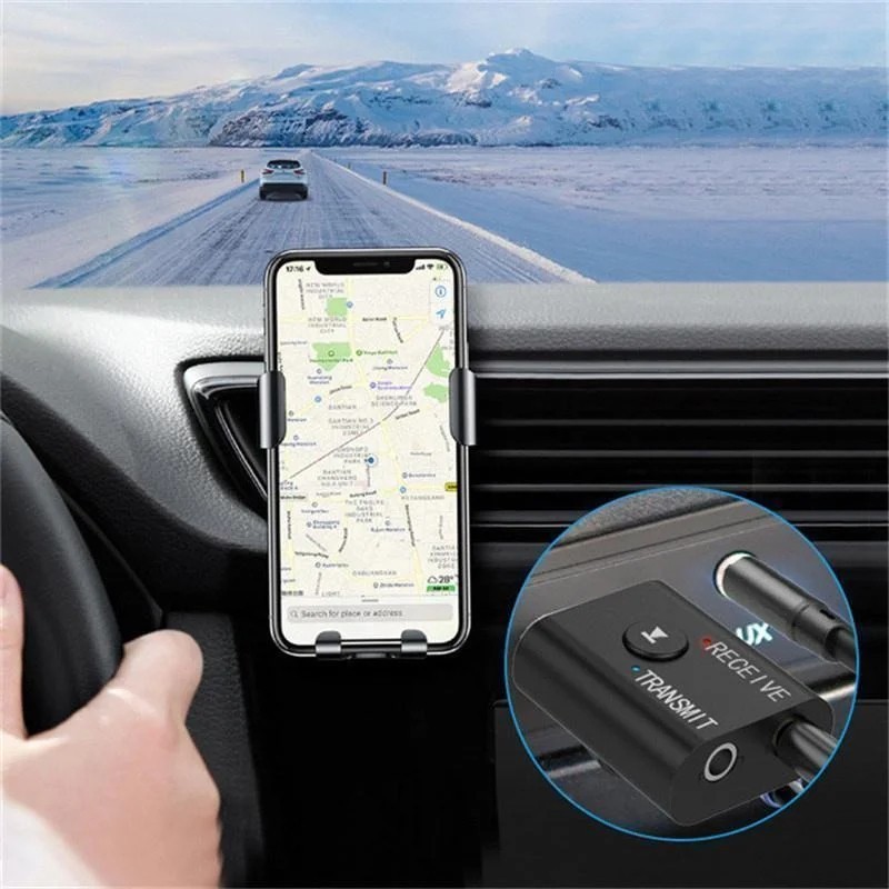 Wireless USB Bluetooth 5.0 Audio Transmitter Receiver Adapter 3.5mm For TV Car