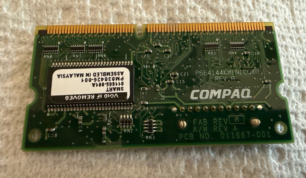 HP Smart Array 64mb Cache Module for ProLiant 260741-001 011665-001 011666-000