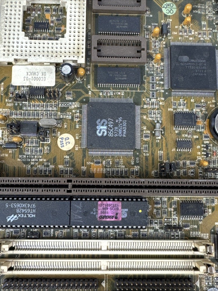Telcovision 486PL-03 CPU Board *UNTESTED PARTS* #10