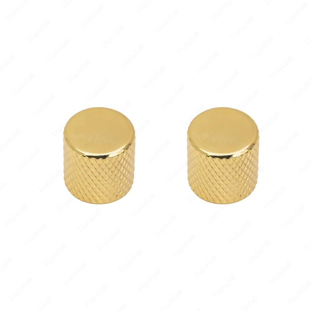 Telecaster Knurled Knobs- Immediate Shipping. Available in Chrome, Gold & Black