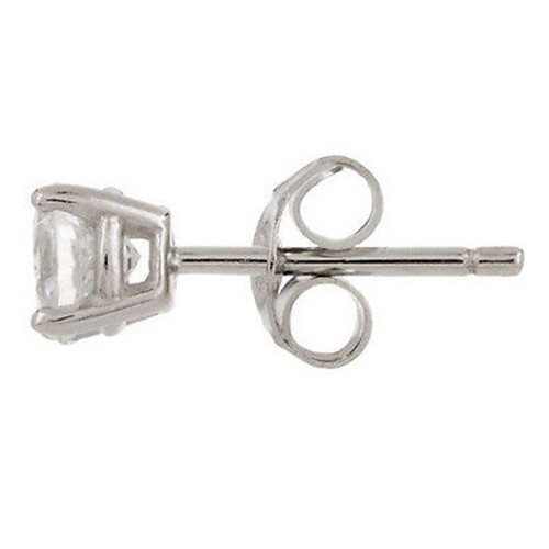 QVC Diamonique Epiphany Platinum Clad 100-Facet 2.00 cttw Ladies Stud Earrings