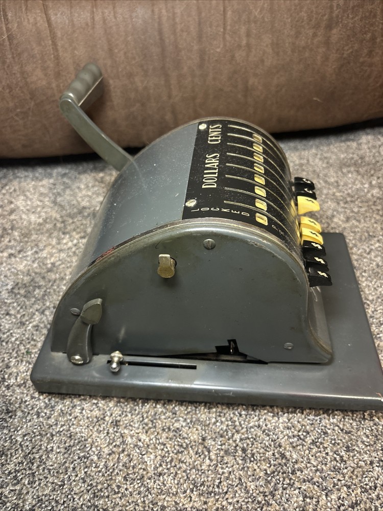 Paymaster Series S1000 Check Writing Machine w/ Key USA Chicago