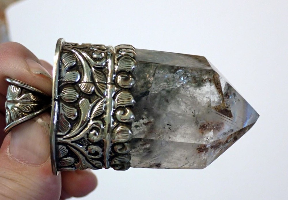 Chunky Crystal Point Pendant