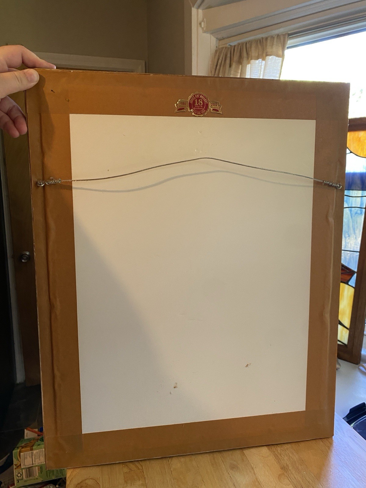 Vintage Asian Rooster & Peony Artwork