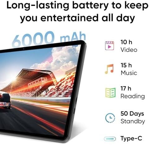 10 1 Inch Android Tablet 12GB RAM 64GB Storage