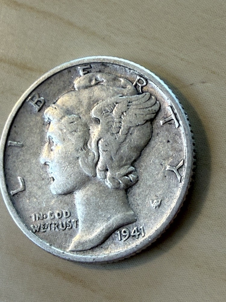 1941 Mercury Dime