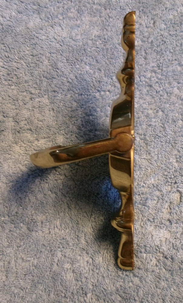 Solid Brass Door Knocker – Classic Design – Vintage Hardware 7" Exc. Cond.