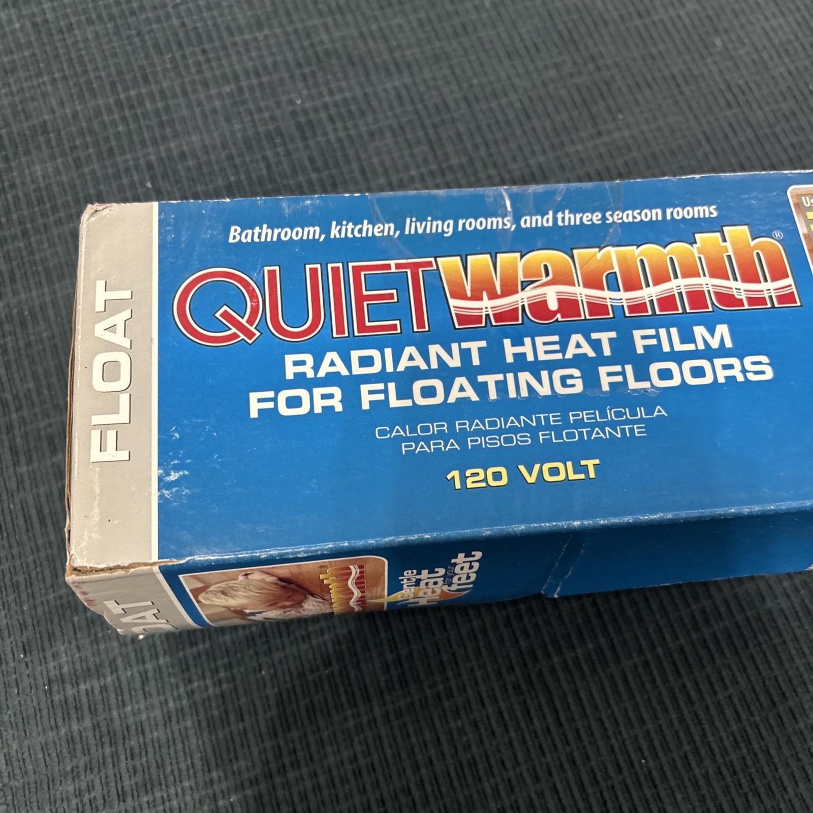 Quiet Warmth Radiant Heat Film For Floating Floors 18” X 5ft BRAND NEW Open Box