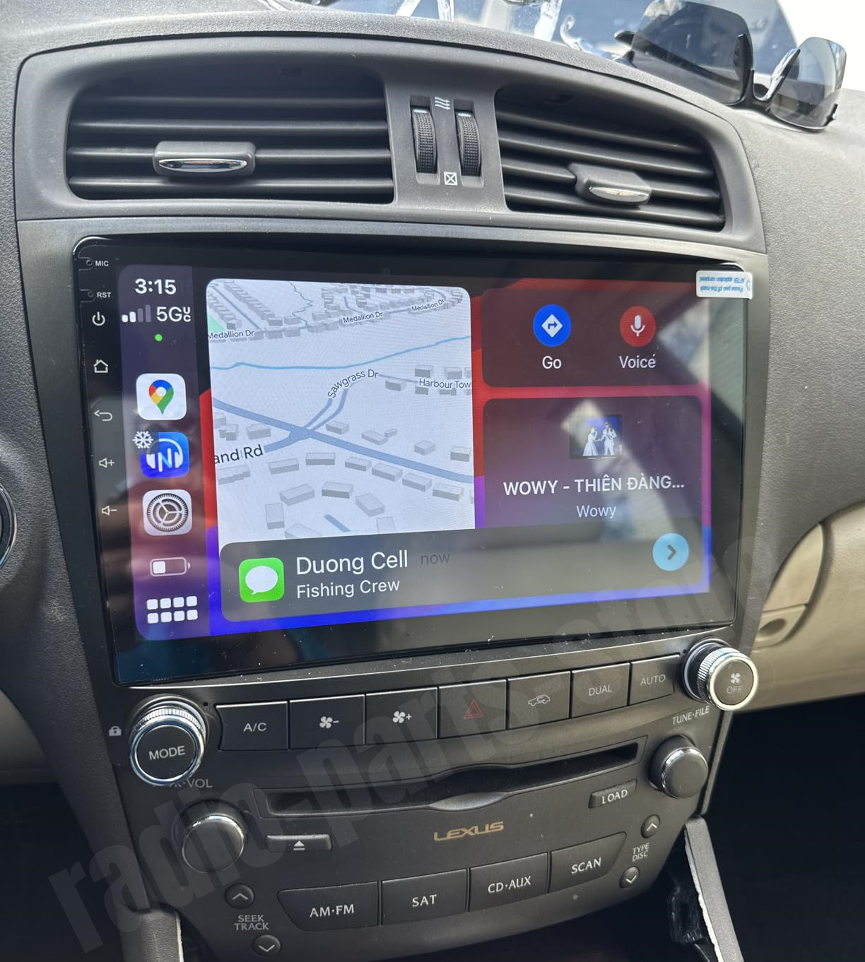 For Lexus IS250 IS350 2006-2012 Android 13 Apple CarPlay Car Stereo Radio GPS