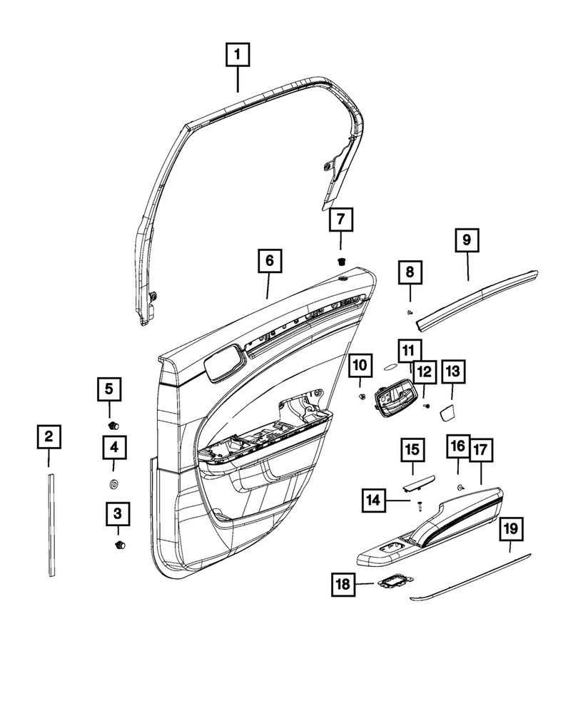 Genuine Mopar Screw 68260437AA