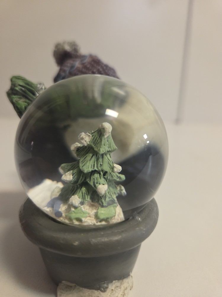 Mini snowglobe , Snowman with a Christmas tree