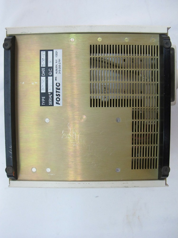 Fostec 8375 Fiber Optic Lamp NO CONTROLLER TYPE 8320