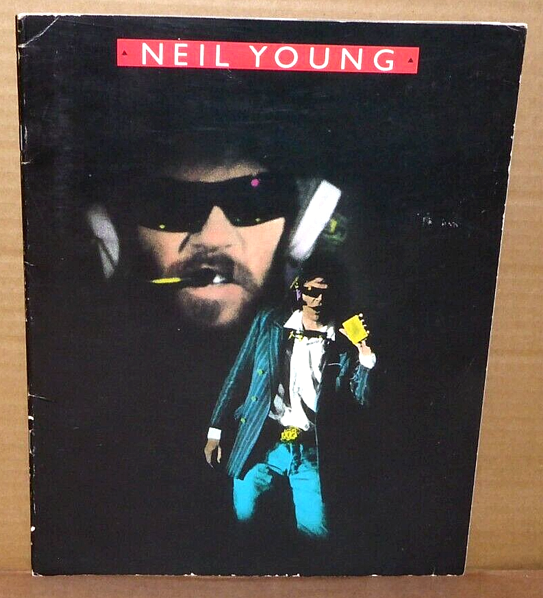 Neil Young 1983 Tour Book concert souvenir program Everybody's Rockin'