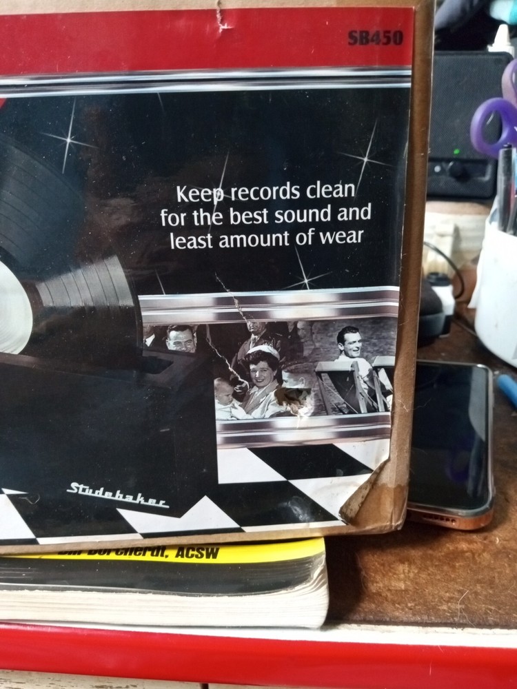 New In Unopened Box Studebaker Record Cleaning System