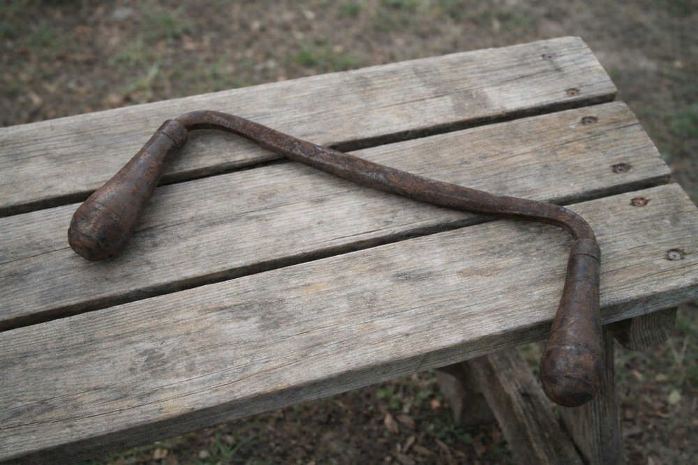 Drawknife Woodworking Tool Dual Handle Timber Shaper Antique