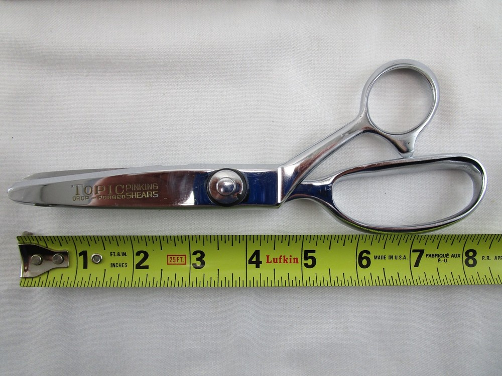 Topic Pinking Shears Zig Zag Scissors 10M #2 Original Trade Mark Box