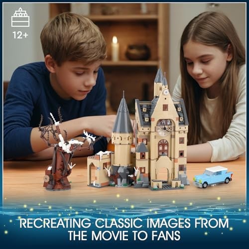 Magic Castle Clock Tower Building Set, Creative Castle Magic Clock Tower Set
