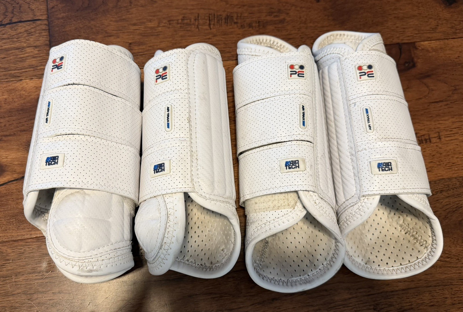 Premier Equine Carbon Tech Airflex Eventing Boots Set Fronts/Hinds White Small