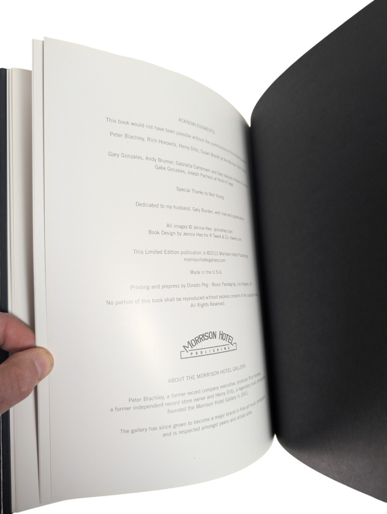 Jenice J Heo Neil Young Utopia Artwork Book 2013 Limited to 350 HC Morrison