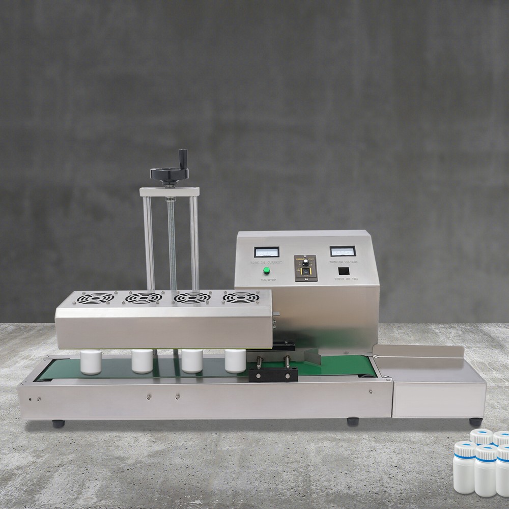 1800W Continuous Induction Sealing Machine 20-100mm Bottle Cap Automatic Sealer