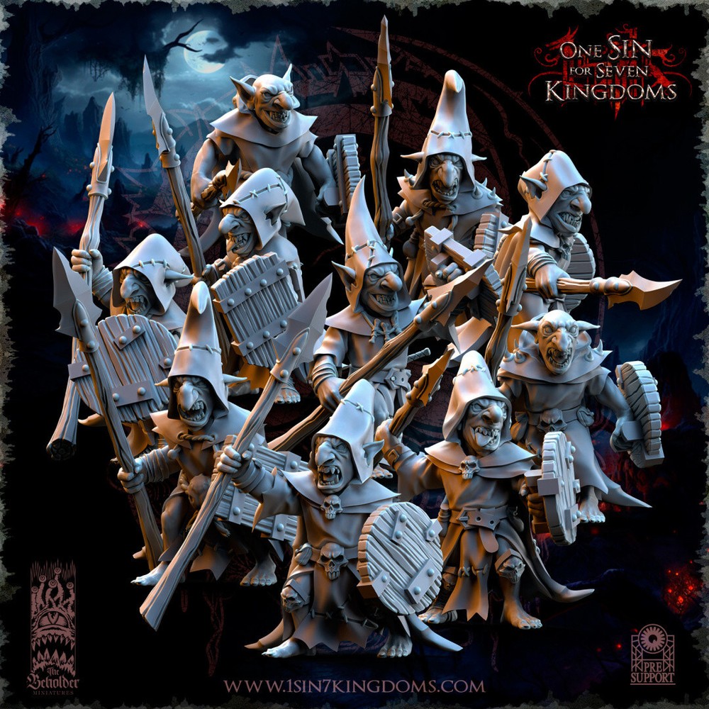 BlackHorde Goblins | The Beholder Miniatures |