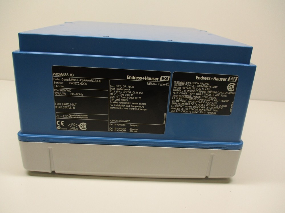 ENDRESS + HAUSER PROMASS 83 83M80 Flowmeter Transmitter