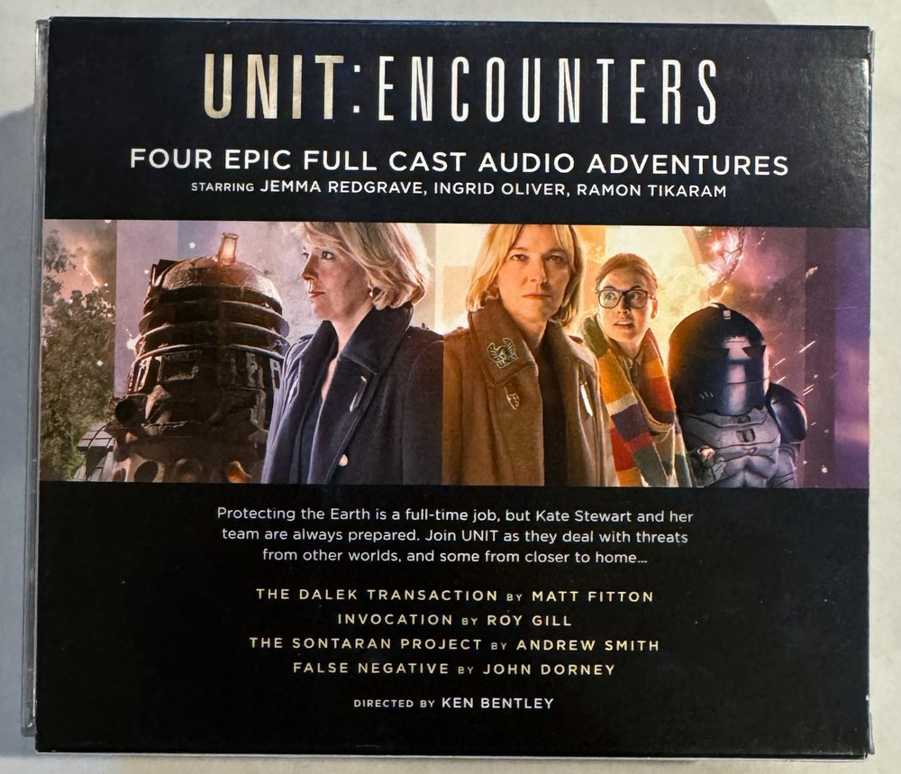 UNIT 5 - Encounters Big Finish Doctor Who CD set