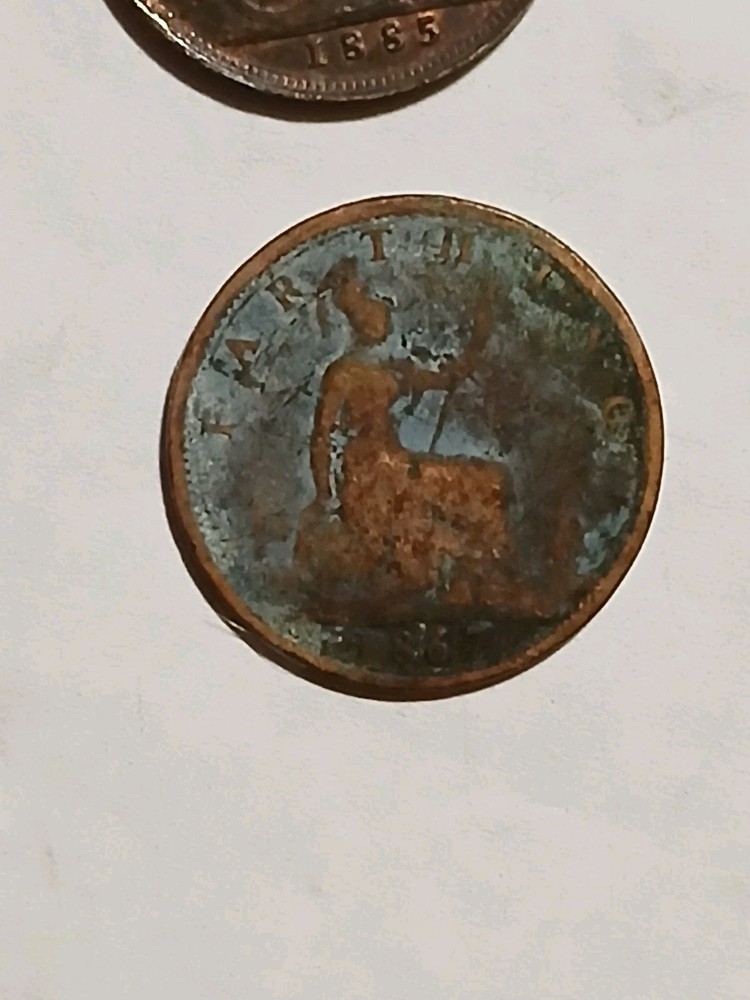 1867 1885 Farthing Coins