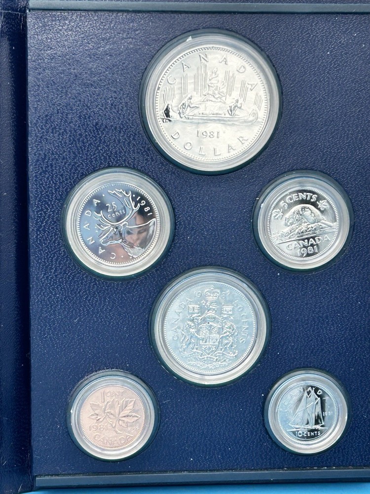 1981 RCM Specimen Set - 6 coins