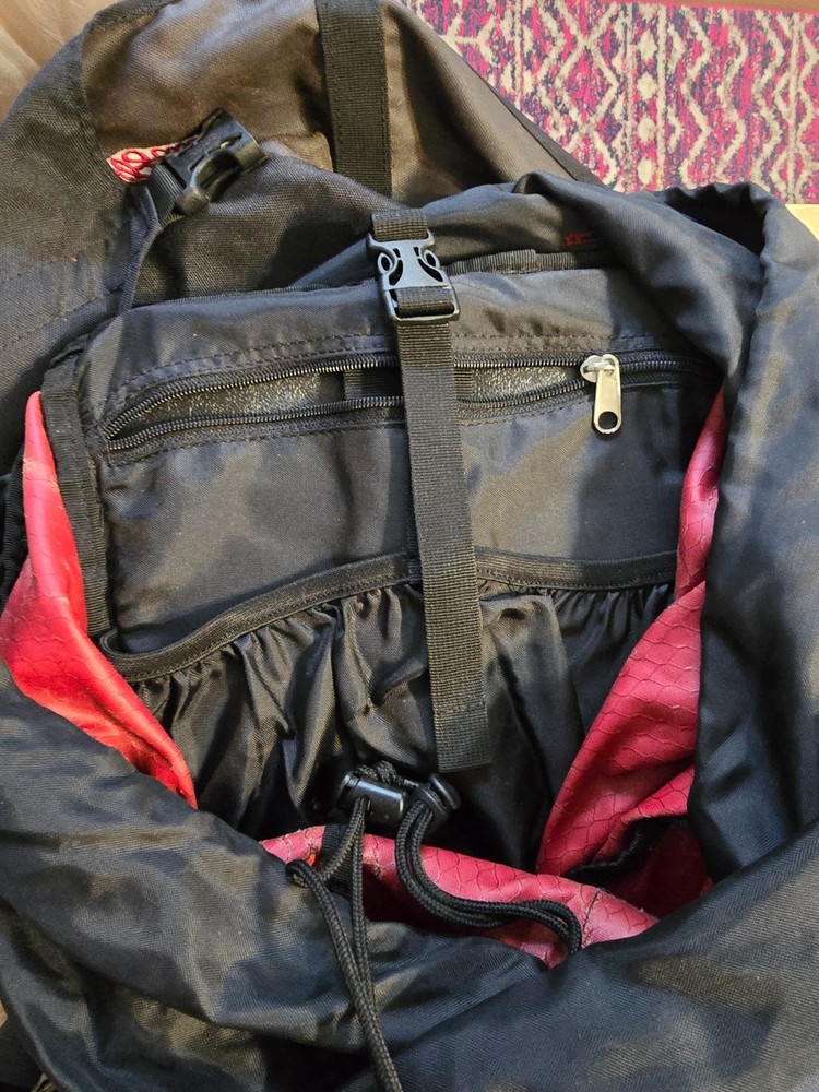 Eddie Bauer Trail Backpack Red and Black