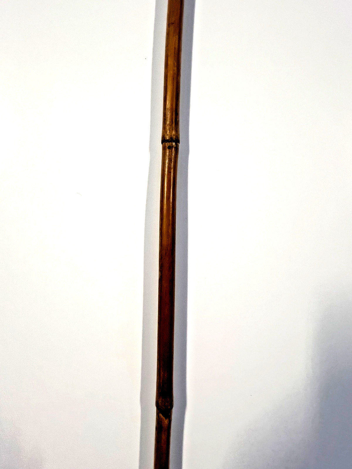 Original Native American Indian Arrow; Wood Tip; Feathers; Sinew; #B2